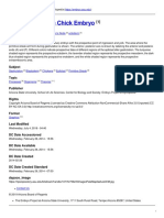 A Fate Map of The Chick Embryo: Subject Topic Publisher Rights