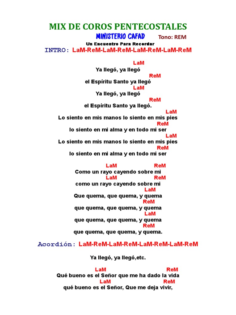 Letra Y Acordes Ministerio Cafad Cristo Titulo Religion Y Creencia