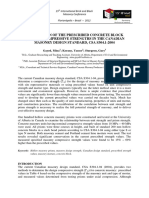 Examinacion de la resistencia a compresion de bloque y mortero