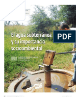 Agua subterránea: Importancia socioambiental en México