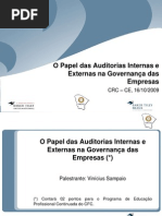 Palestra Papel Auditorias Gov Empresas