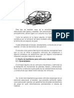 Bastidores vehículos industriales tipos largueros U perfiles