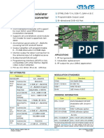 Multi-Standard Modulator With VHF/UHF Upconverter: Parameter Value Modulation Standard