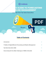 A Complete Guide To Forecasting & Pipeline Management: With Tips From Top Sales Executives
