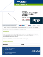 1015153-Soldadura de Plata Ag 45 FC (Libre de Cadmio Revestida)