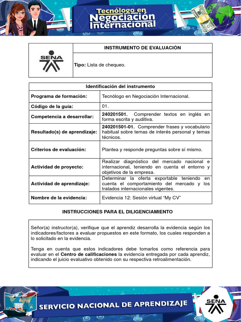 IE Evidencia 12 Sesion Virtual MyCv PDF