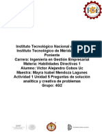 Actividad 1 Unidad 5 Preguntas de Solución Analítica y Creativa de Problemas