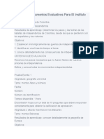 Diseño de Instrumentos Evaluativos Para El Instituto Formativo LPQ