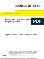 Advances in Quantum Optical Freq Comb T Daugey Y Chembo SPIE LASE San Francisco Research Paper ID QFC Theory Conference 109040C