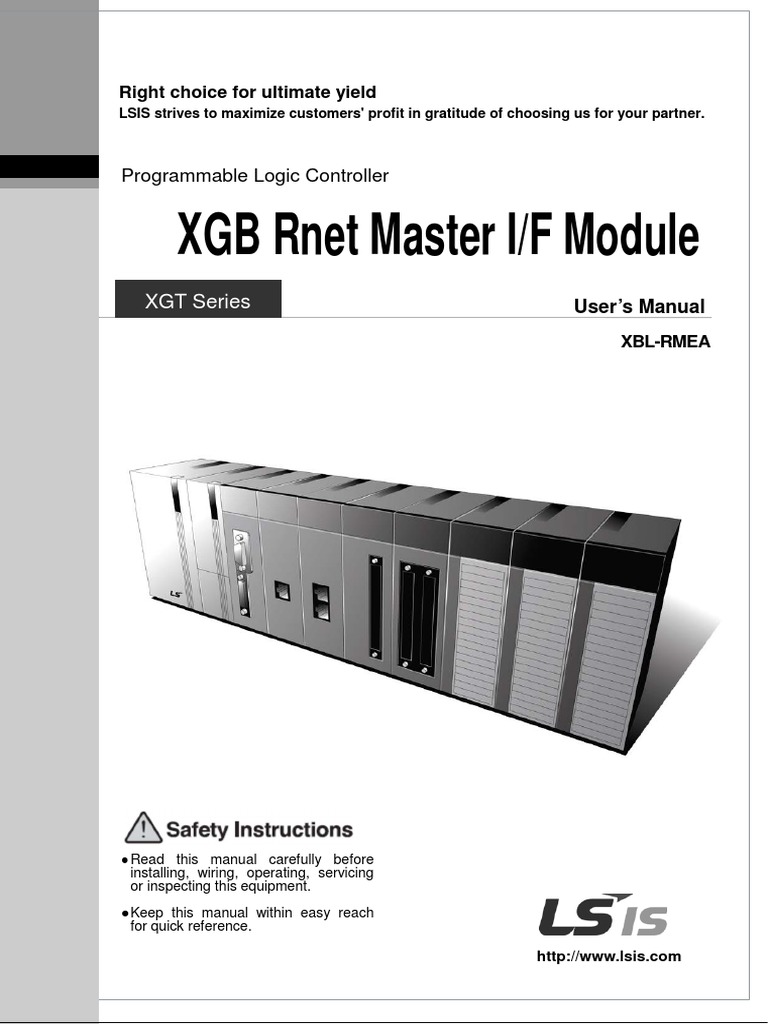 XBL-RMEA User Manual and Safety Guide | PDF | Programmable Logic ...