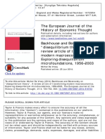 6. Backhouse and Boianovsky Desequilibrium Theory