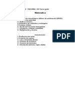 Balotario de Matemática y Comunicación para 3er grado