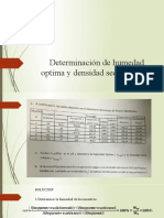 Densidad Seca Máxima y Humedad Optima