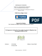 TIME Private Higher School: Republique Tunisienne Ministere de L'Enseignement Superieur Et de La Recherche Scientifique