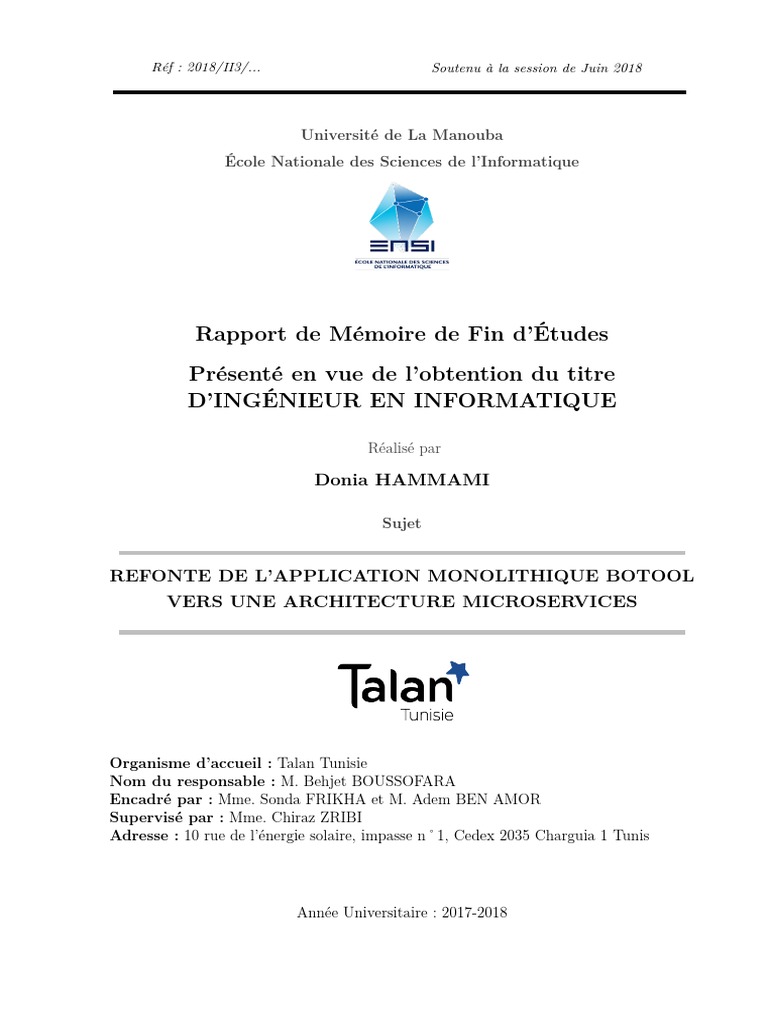 Refonte de BOTOOL en microservices | PDF | Scrum (développement ...