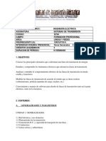 Programa Sistemas de - Transmisión de Energía PDF