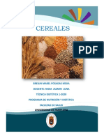 Composición Nutricional de Los Cereales
