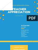 Blue Teacher Appreciation Month Presentation