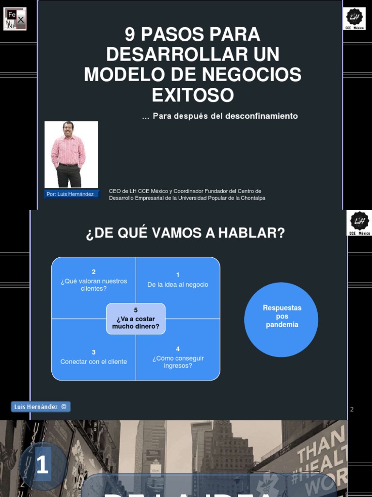 9 Pasos para Desarrollar Un Modelo de Negocios Exitoso | PDF | Modelo ...