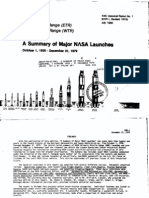 A Summary of Major NASA Launches, 1 October 1958 - 31 December 1979