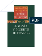 Agonía y Muerte de Franco - de La Cierva