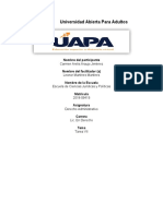 Tarea Vii de Derecho Administrativo