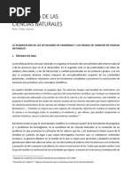 La Planificacion de Las Situaciones de Ensen Anza y Los Modos de Conocer en Ciencias Naturales. Fragmento Adaptado Cuadernillos Formacion Situada PDF
