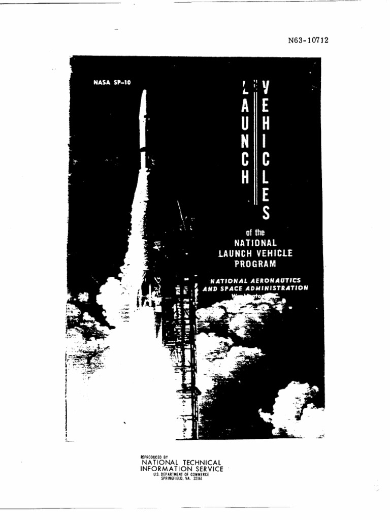 Launch Vehicles of The National Launch Vehicle Program 1964 | PDF ...