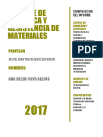 Informe de Mecanica y Resistencia de Materriales