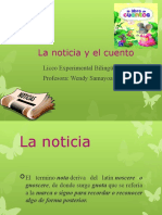 La Noticia y El Cuento