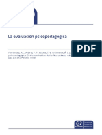 Evaluacion Psicopedagogica e Informe Psicopedagogico PDF