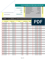 Calculadora de Hipoteca en Excel