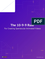 10-9-9 Rule For Animated Video Making