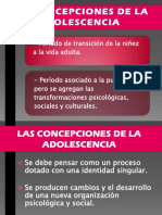 Las Concepciones de La Adolescencia