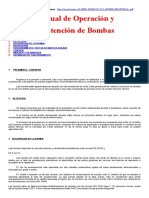 Manual de Operacion y Mantencion de BOMBAS