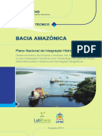 Relatório técnico sobre desenvolvimento hidroviário na Bacia Amazônica