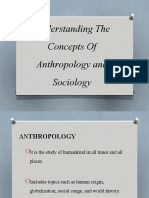 Understanding The Concepts of Anthropology and Sociology