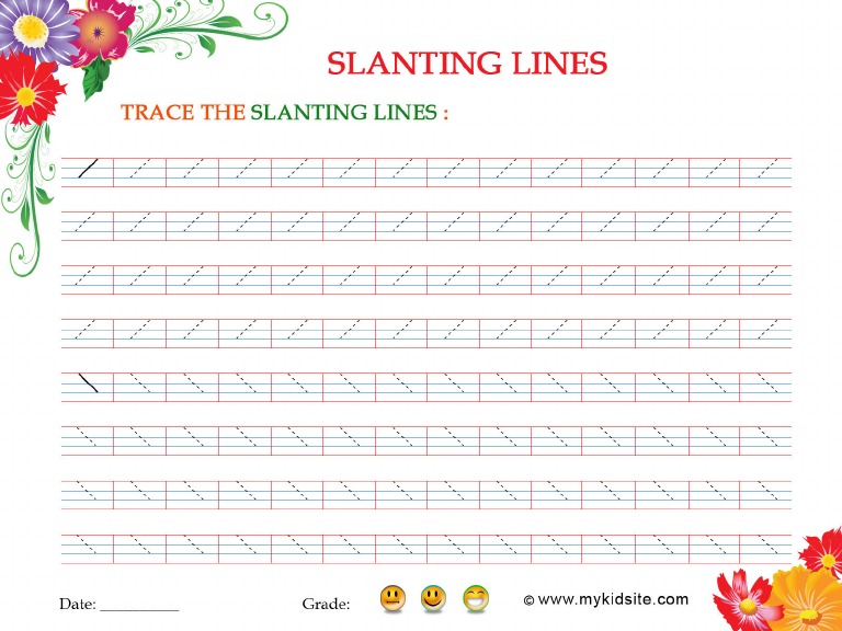 Slanting Lines PDF | PDF