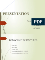 Case Presentation: Presented By: Gokul. A. J 2 Pharm. D (17Q3009)