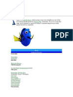 English: Dory Is A