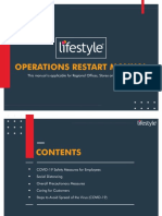 Lifestyle Operations Restart Manual