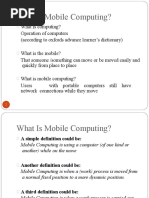 Mobile COMPUTING