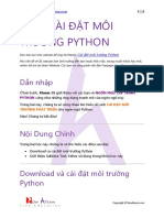 Bài 2 - Cài đặt môi trường phát triển Python PDF