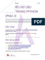 Bài 8 - Kiểu dữ liệu Chuỗi trong Python - Phần 2 PDF