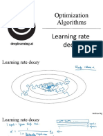 Optimization Algorithms: Learning Rate Decay