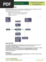 Sec 1: Input Devices: Introducing Peripherals