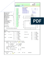 Eccentric Footing Design Based On ACI 318-14: Input Data Design Summary