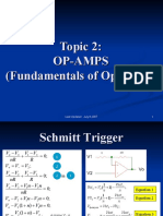 Topic 2 - Schmitt and Window Comparator