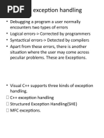 The Exception Handling