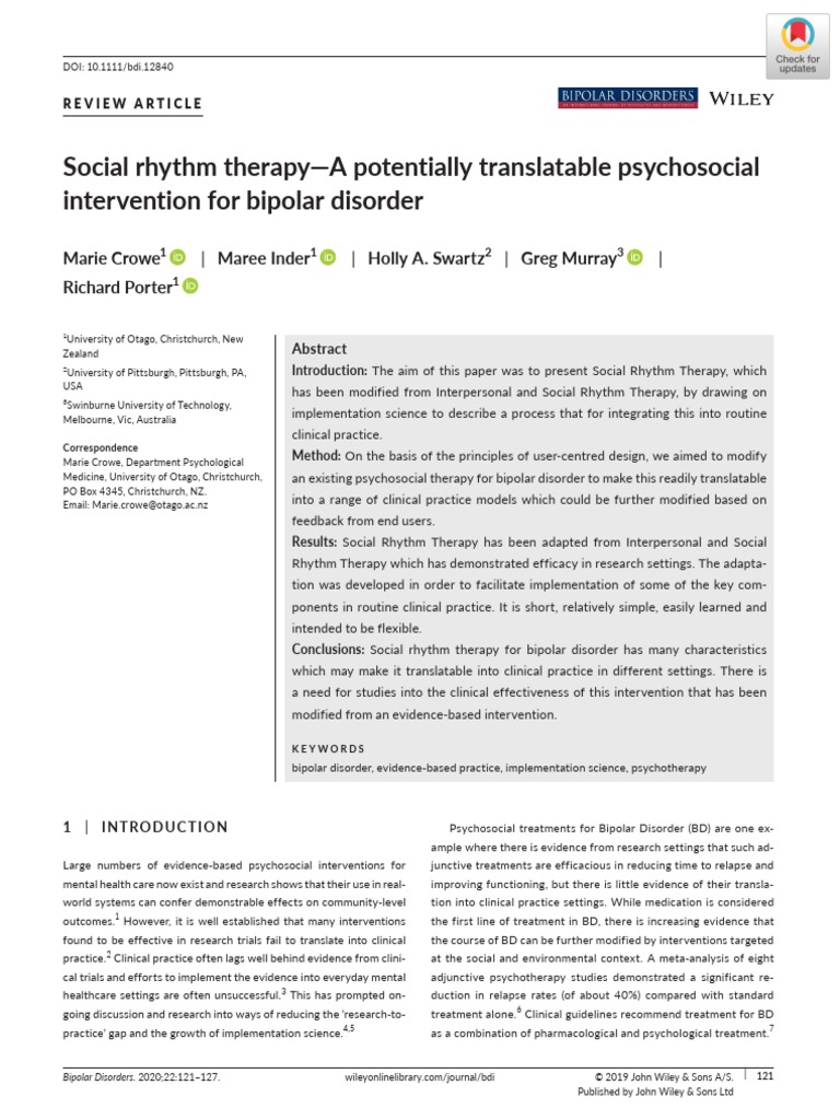 Psychosocial Intervention | PDF | Psychotherapy | Psychiatry Related Fields
